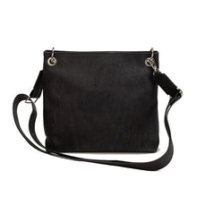 Load image into Gallery viewer, Classic Black Cork Bag - Front