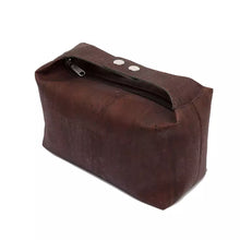 Load image into Gallery viewer, Brown Cork Toiletry Bag for Men
