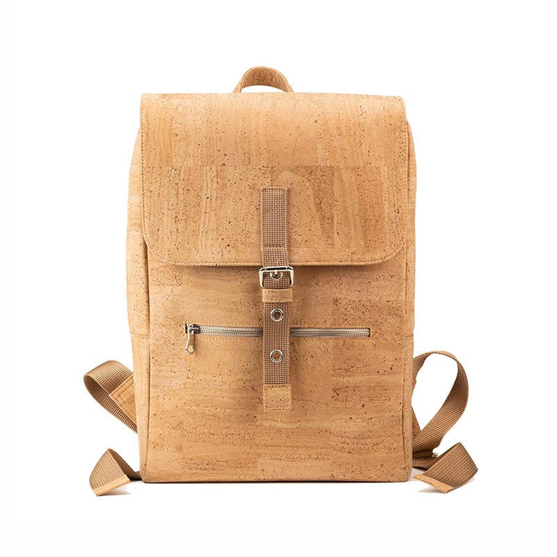 Large Cork Backpacks for Men with Folding Top