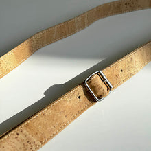 Load image into Gallery viewer, Mini natural cork crossbody bag, strap detail