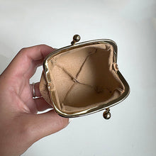 Load image into Gallery viewer, Natural Cork Clasp Coin Purse - Open