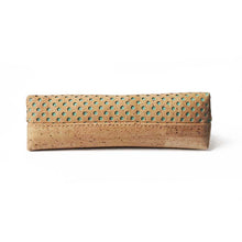 Load image into Gallery viewer, Large Cork Zipper Purse - Polka Dot