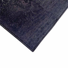 Load image into Gallery viewer, Black cork fabric placemats