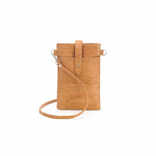 Load image into Gallery viewer, Mini natural cork phone crossbody bag
