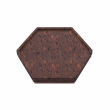 Load image into Gallery viewer, Smoked Cork Hexagonal Fruit Bowl / Tray