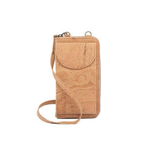 Load image into Gallery viewer, Natural Cork Crossbody Wallet and Phone Bag