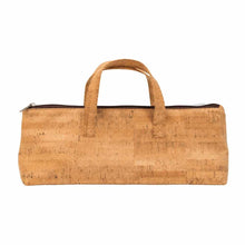 Load image into Gallery viewer, Cork Leather Wine Bottle Cooler Carrier Bag Front