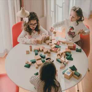 Cork Toy Building Shapes