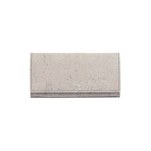 Classic Grey Cork Wallet for Women