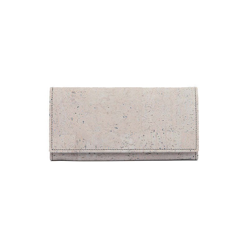 Classic Grey Cork Wallet for Women