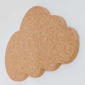 Natural cork cloud close-up detail.