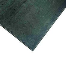 Load image into Gallery viewer, green cork placemats detail