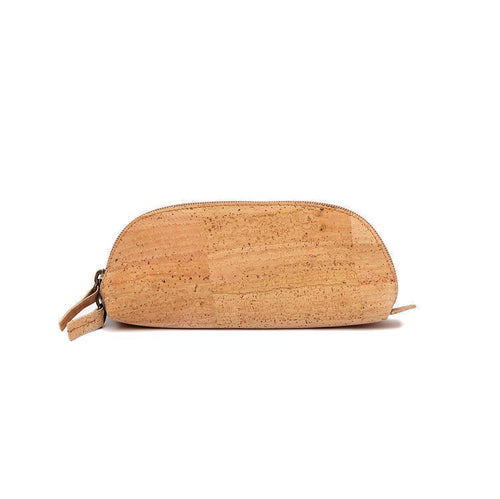 Natural cork pencil case
