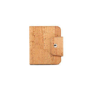 Small natural cork purse for women