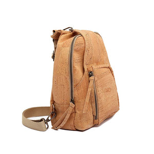 Natural Cork Sling Bag for Women - Side