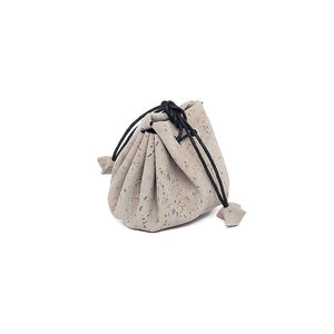 Cork coin pouch - Grey