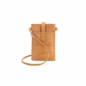 Mini natural cork phone crossbody bag