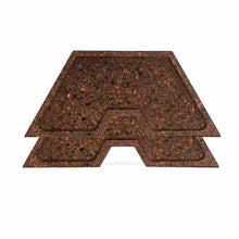 Load image into Gallery viewer, Two decorative smoked cork bowls / trays