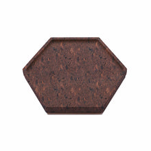 Load image into Gallery viewer, Smoked Cork Hexagonal Fruit Bowl / Tray