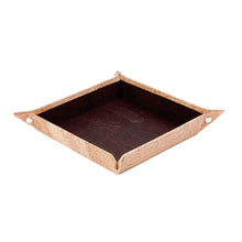 Load image into Gallery viewer, natural and brown cork key bowl