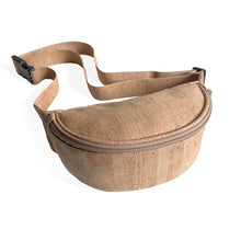 Load image into Gallery viewer, Natural cork waist bag for men