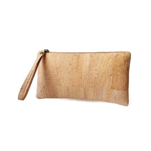 Load image into Gallery viewer, Natural cork wrist wallet for women